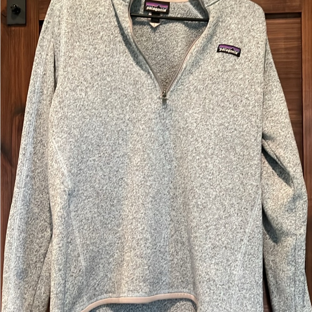 Patagonia Light Gray/Blue Fleece